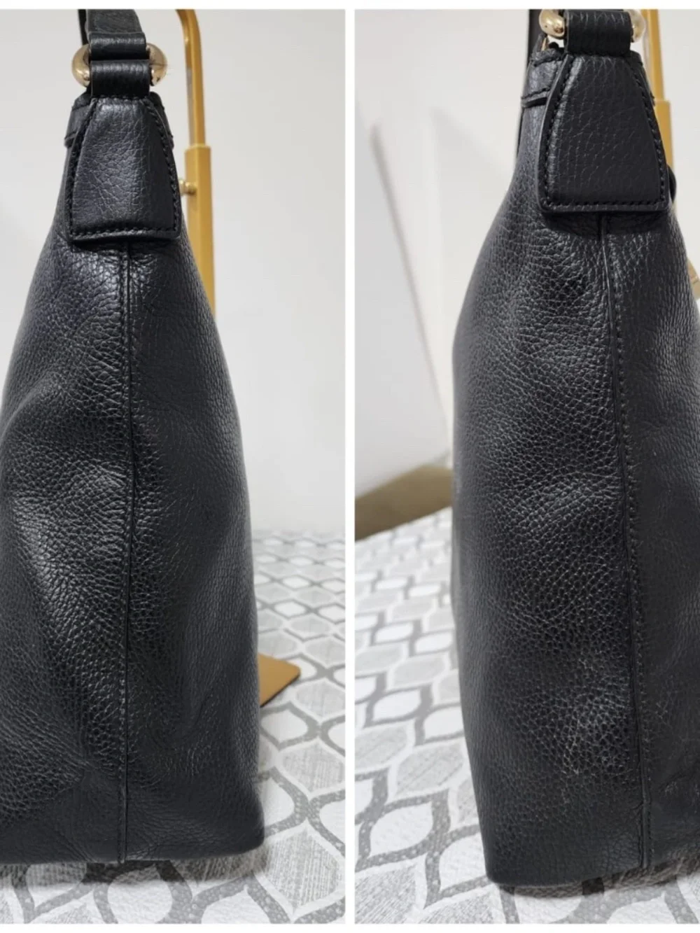 Authentic Gucci Interlocking G Hobo Bag Black